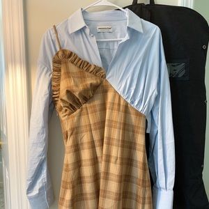 Faux two piece dress